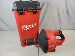 Milwaukee M18 18- Volt Drain Snake with Cable Drive Feed System and Case