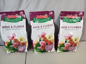 3 New Bags Rose and Flower Plant Food