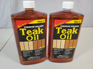 2 New Bottles Premium Teak Oil