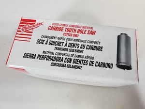 New Milwaukee 1 14 inch Carbide Tooth Hole Saw