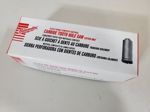 New Milwaukee 1 18 inch Carbide Tooth Hole Saw