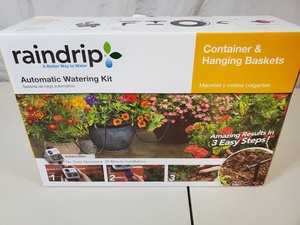 New RainDrip Automatic Watering Kit for Containers and Hanging Baskets