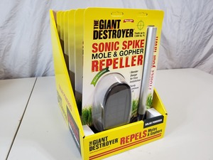 6 New Sonic Spike Mole and Gopher Repeller