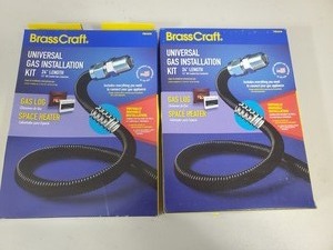2 New Brasscraft Gas Appliance Installation Kits