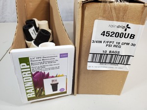 New Case of Raindrip Irrigation Pressure Regulators