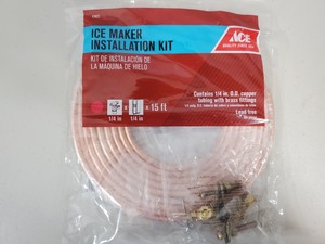 New Copper Ice Maker Installation Kit