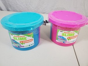2 New Buckets of Nickelodeon Slime