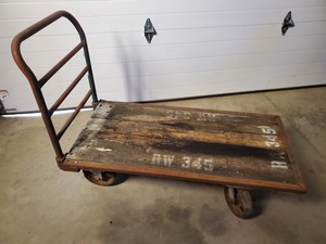 Vintage Nutting Warehouse Cart