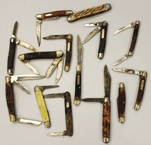 Lot Of 14 Vintage Pocket Knives