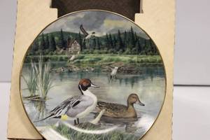 1986 The Pintail Collectable Plate By Bart Jerner