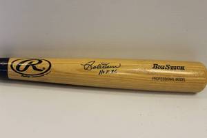 Vintage Autographed Big Stick Hall Of Fame  1986