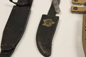 Hunting Knifes Sheath Lot Of 3 Sheath