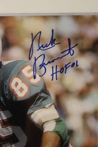 Nick Buoniconti Signed Photo HOF 01