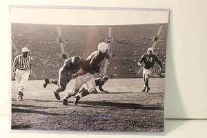 Charley Trippi HOF 1968 Signed Photo 11 X 14 Black & White