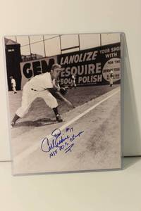 Carl Erskine # 17, Signed Photo 8 X 10