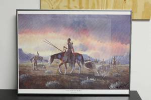 Journey To The Little Big Horn Art Work By Eddie Two Bulls