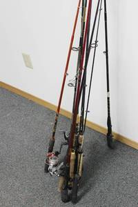 Fishing Poles Lot Of 10 Poles