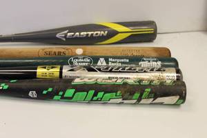 Baseball & Softball Bats Lot Of 5