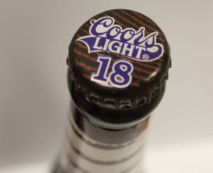 2 Coors Beer Glass Bottles