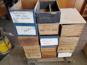 lot 40 image: Fourteen Wooden Crates