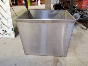 lot 49 image: Stainless Steel Bin