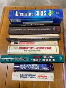 lot 77 image: Healing & Cures Health Books