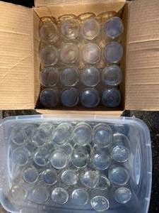 lot 106 image: 38-Pint Size Glass Canning Jars