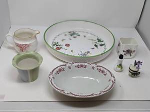 lot 145 image: Vintage Floral China Collection-Shenango, & More