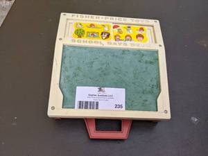 lot 235 image: Rare Vintage 1972 Fisher Price School Days Desk