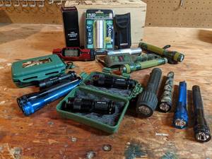 lot 65 image: Assorted  Flashlights
