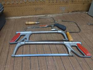 lot 253 image: 4pc Assorted Hand Saw Collection