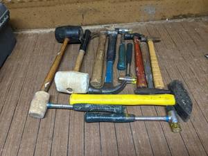 lot 255 image: 12pc Assorted Hammer Collection