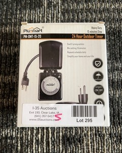 lot 295 image: Outdoor Timer