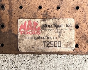 lot 331B image: Clutch Pilot Alignment Tools