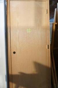 hollow core Oak pre-hung door