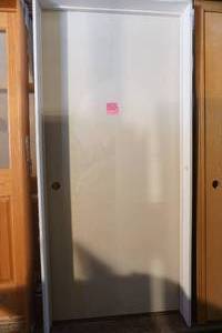 primed flush pre-hung door