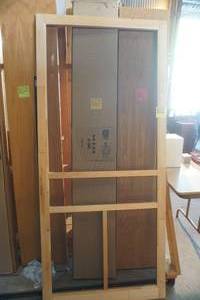 wood screen door