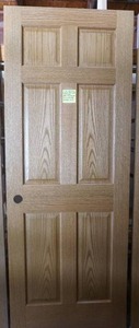 Oak 6 panel door