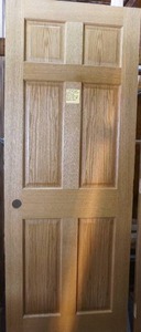 Oak 6 panel door