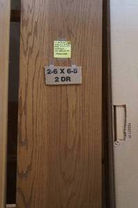 Oak hollow core bi-fold