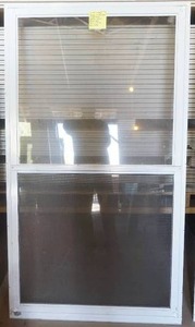 Larson white aluminum window