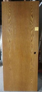 Oak hollow core door slab
