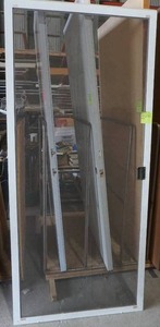 white patio door screen