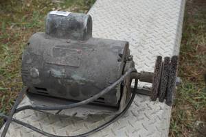 lot 25 image: Dayton 12 HP Single Phase AC Electric Motor