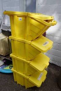 lot 31 image: Set of Stacking Bins
