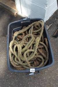 lot 185 image: Bin of Rope