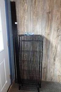 lot 113 image: Metal Wire Shelf System - 6 Tall