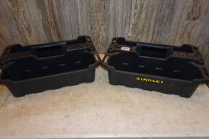 lot 124 image: 2 Stanley Plastic Tool Trays
