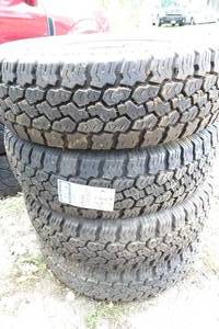 lot 203 image: All Season King Steel Radial Tires - 9.50R16.5 LT