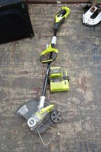 lot 214 image: Ryobi 24V Lithium Ion Cordless String TrimmerEdger